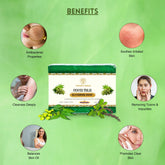 Vagad’s Herbal Neem & Tulsi Herbal Soap – Purifying Ayurvedic Soap Bar for Acne-Prone Skin | Antibacterial & Antioxidant Cleanser for Face & Body | Paraben-Free, Sulphate-Free, Cruelty-Free -  125gm (Pack of 3)